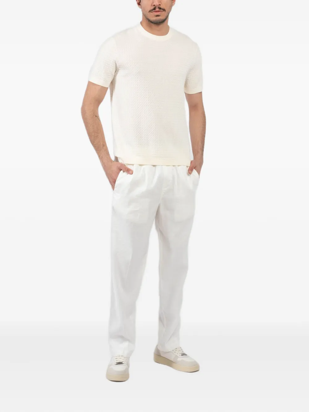 Fradi elasticated-waist trousers | Tapered Pants | Image 2