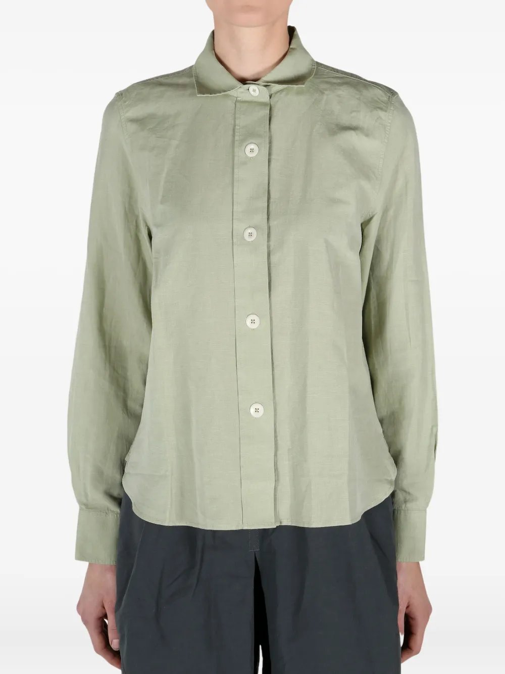 Margaret Howell long-sleeve shirt - Groen