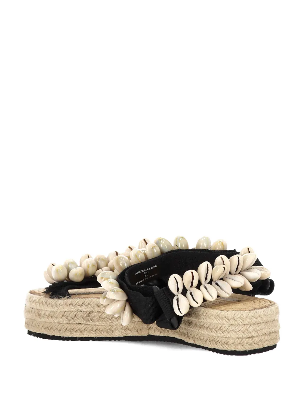 Arizona Love Trekky Raffia sandals Black