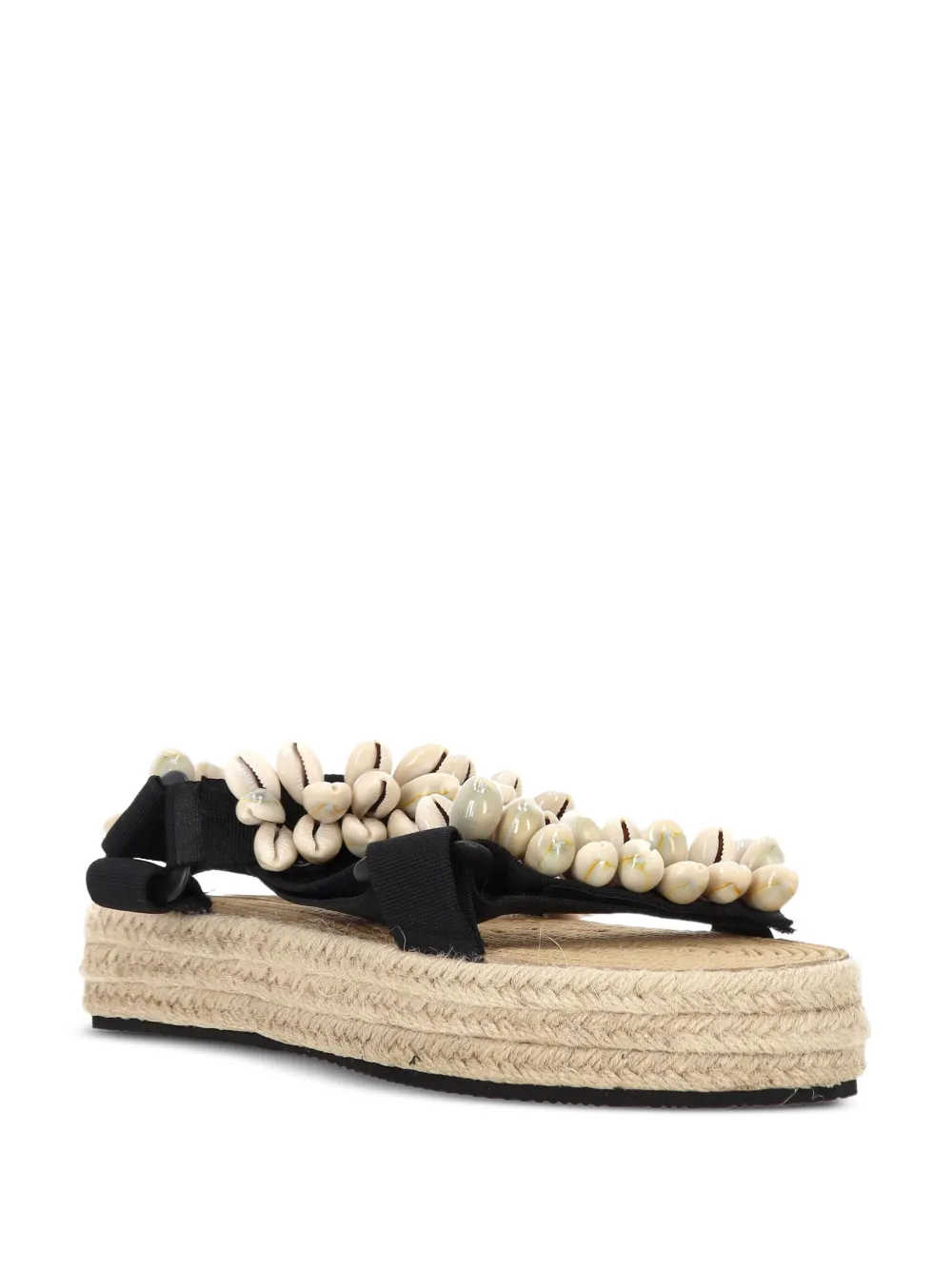 Arizona Love Trekky Raffia sandals Black