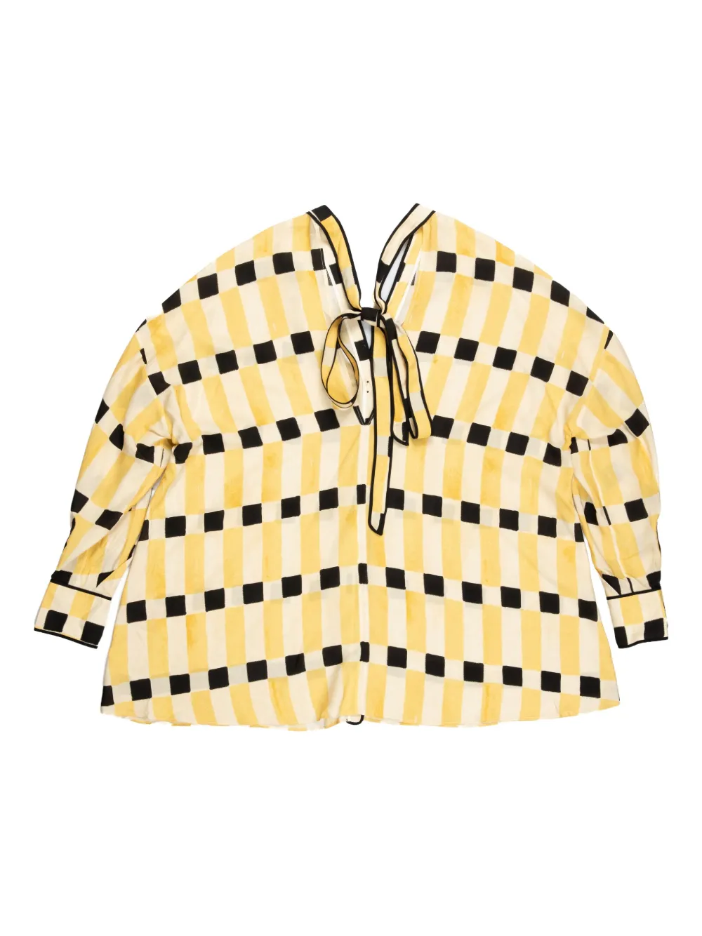 YANGKEHAN silk blouse - Geel