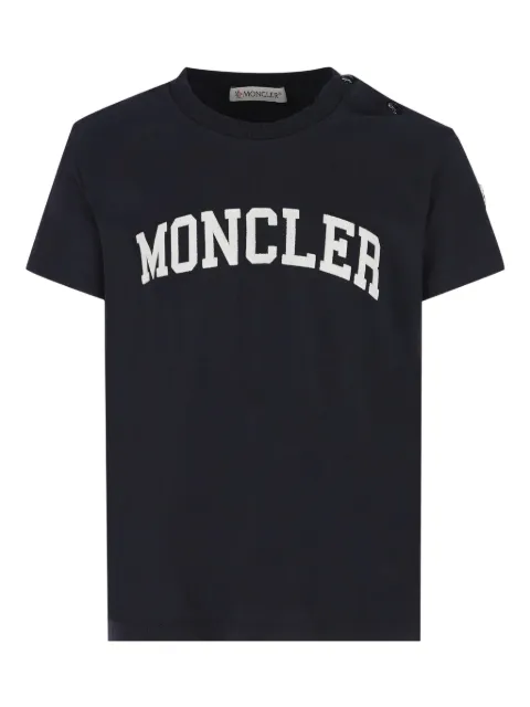 Moncler Enfant تيشيرت بطبعة شعار الماركة