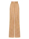 Alberta Ferretti striped trousers - Neutrals