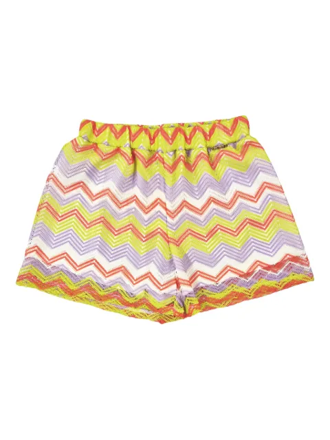 TWINSET Kids shorts con motivo de rayas