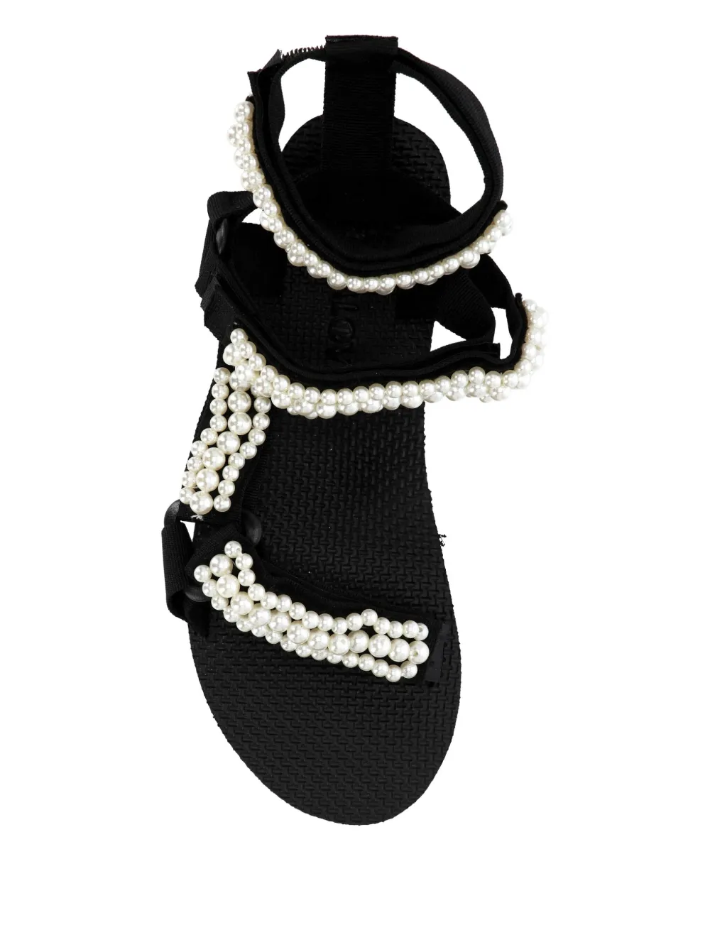 Arizona Love Sandalen verfraaid met parels Zwart