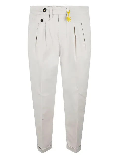 Manuel Ritz pleated-cuff trousers