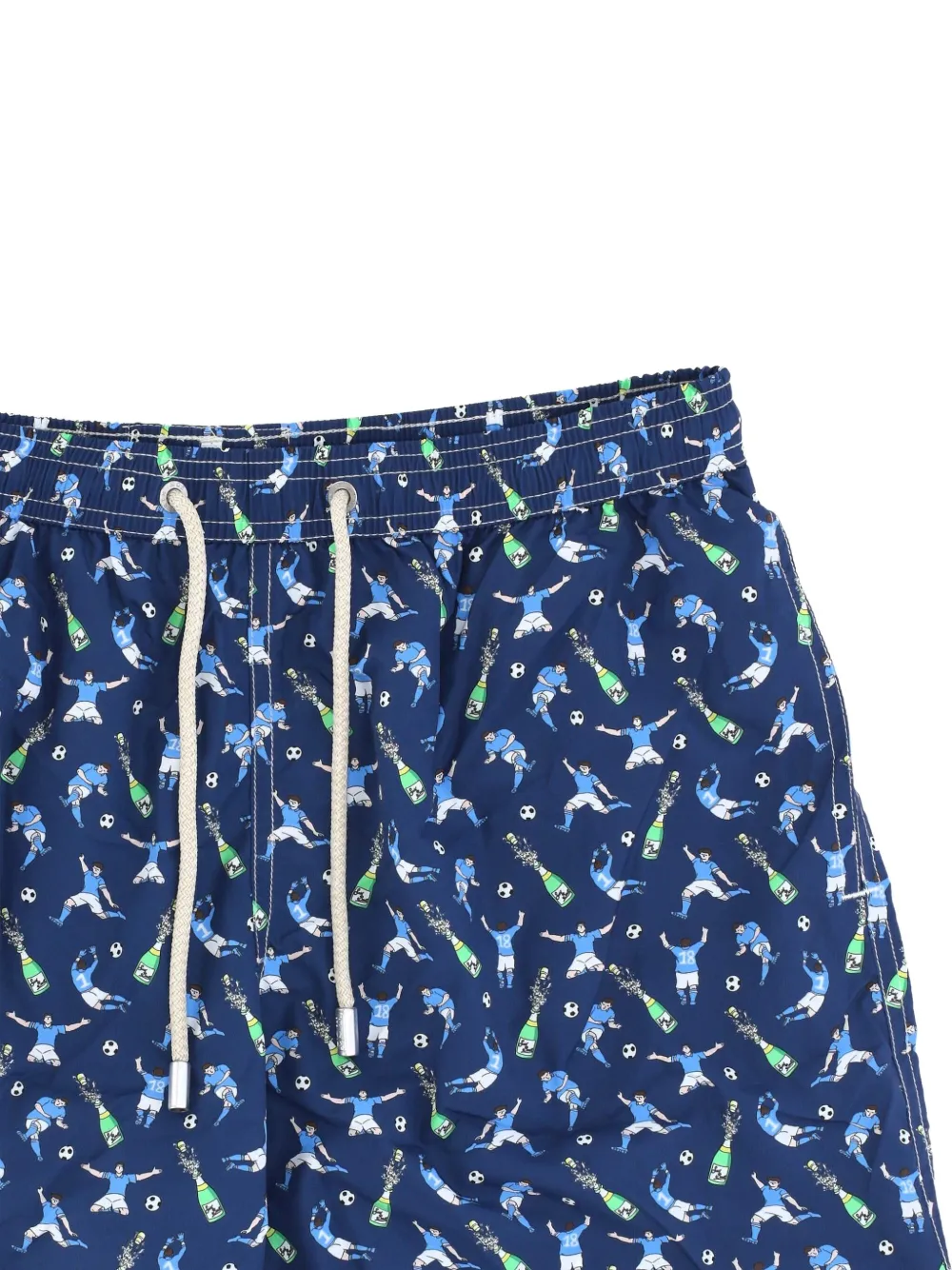 MC2 Saint Barth Zwembroek met grafische print Blauw