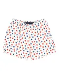 MC2 Saint Barth graphic-print swim shorts - White