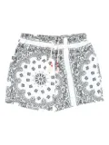 MC2 Saint Barth paisley-print swim shorts - White