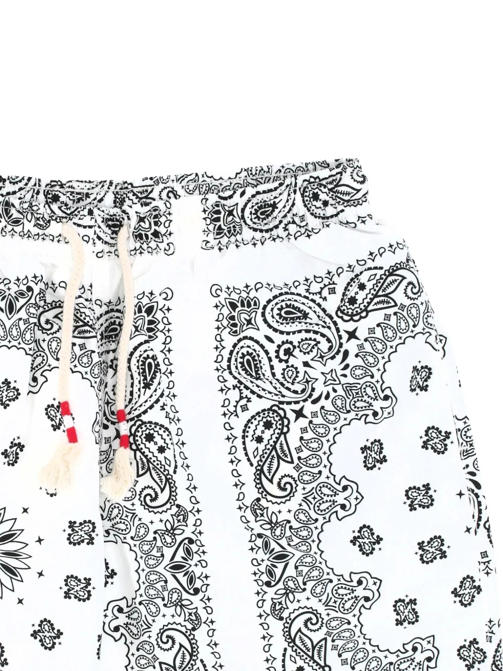 MC2 Saint Barth Zwembroek met paisley-print Wit