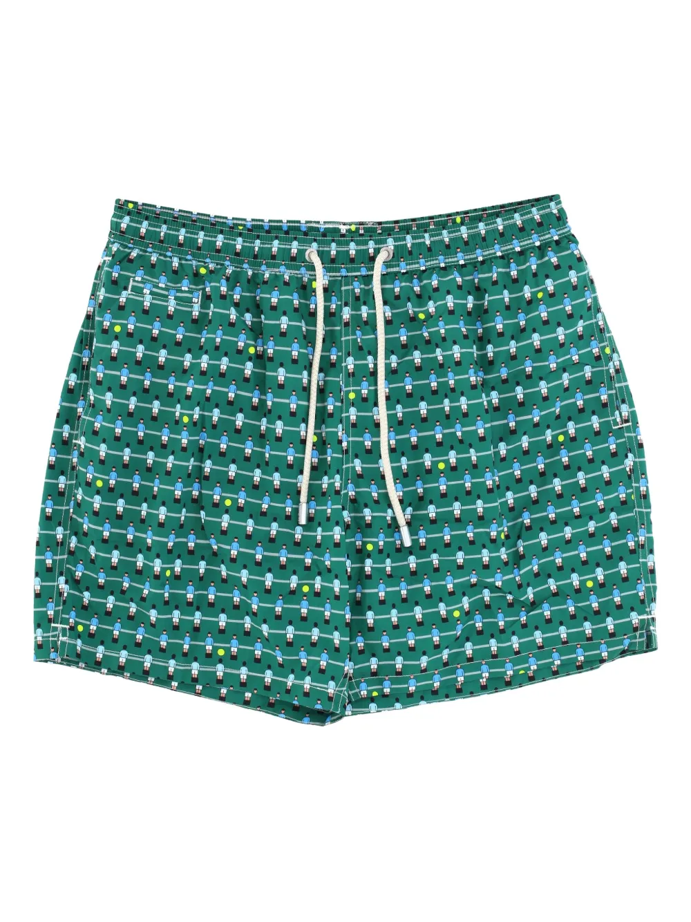 MC2 Saint Barth Zwembroek met grafische print Groen