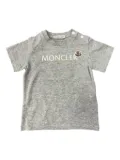 Moncler Enfant logo-print T-shirt - Grey