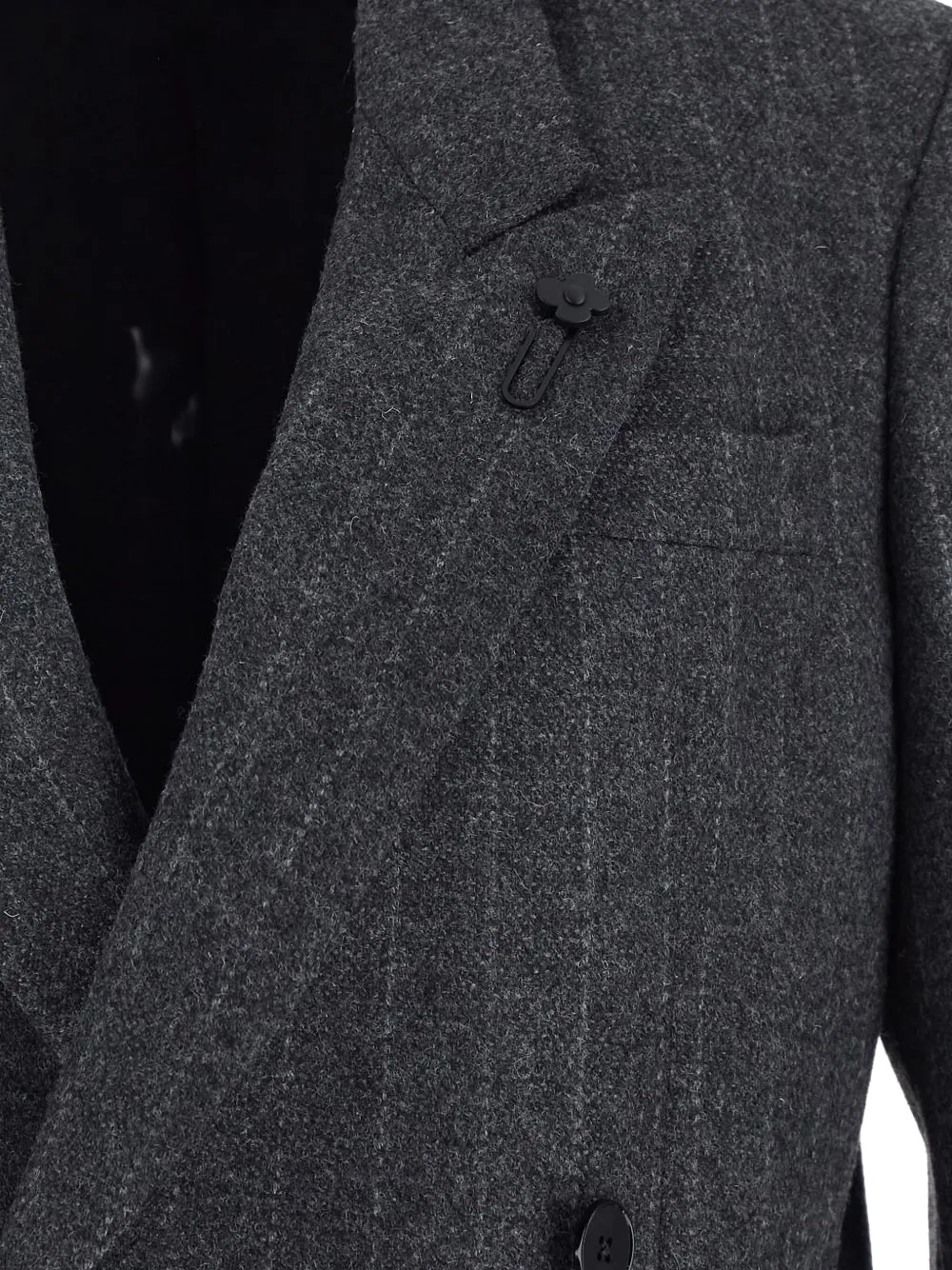 Lardini Blazer met dubbele rij knopen Grijs