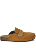 JW Anderson canvas flat mules - Brown