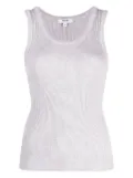 AGOLDE ribbed scoop-neck top - Grey