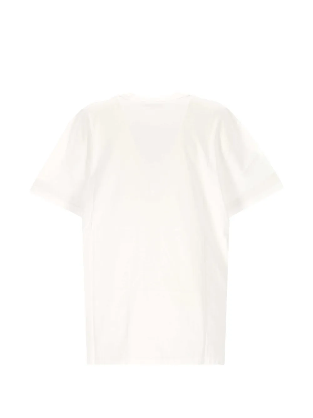  Maison Labiche Camiseta Con Logo Bordado - Blanco 