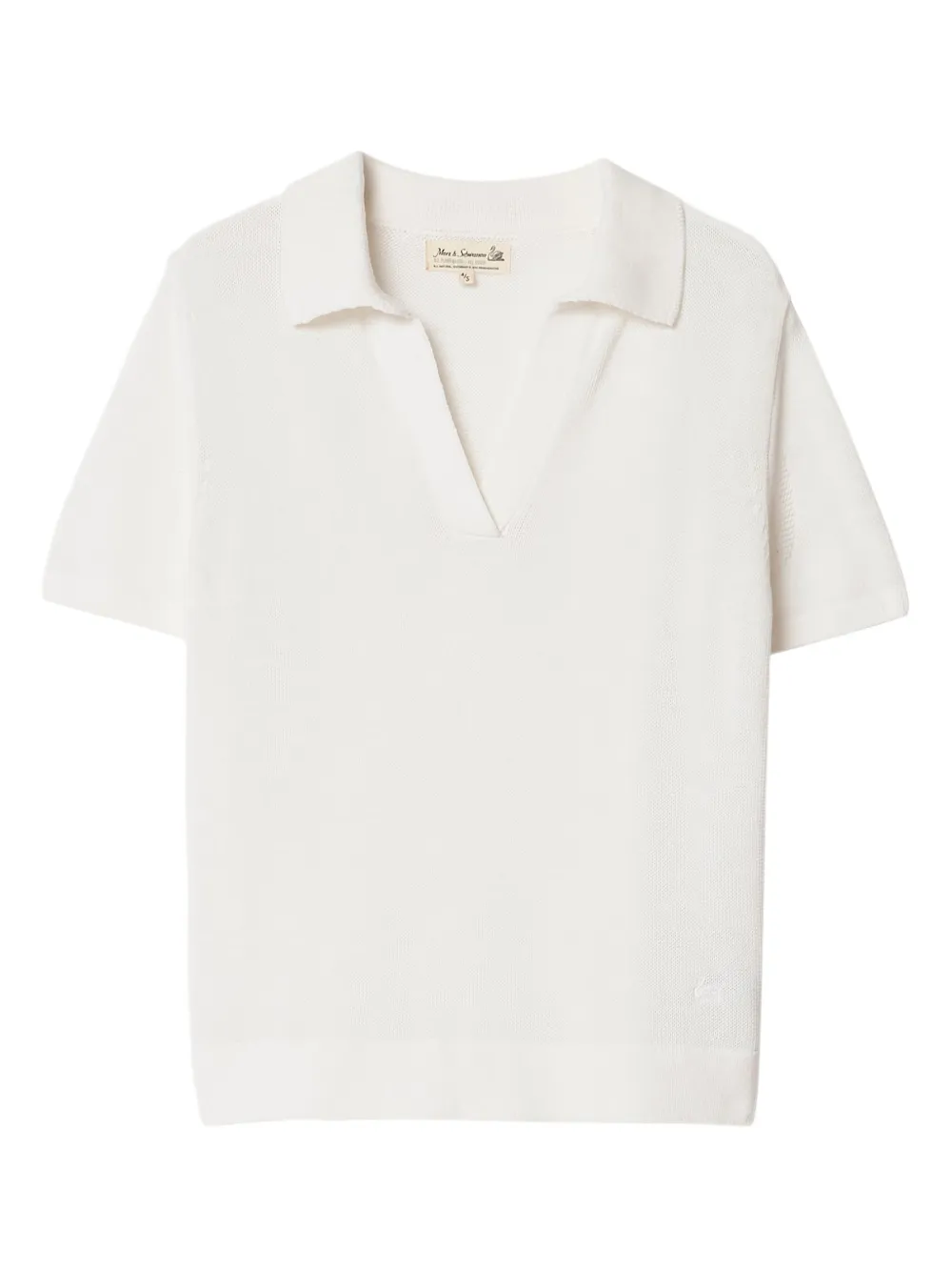 MERZ B SCHWANEN COTTON POLO TOP 