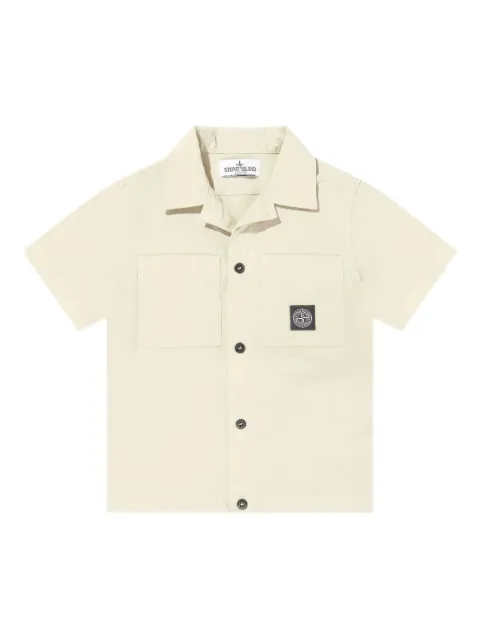 Stone Island Junior cotton shirt