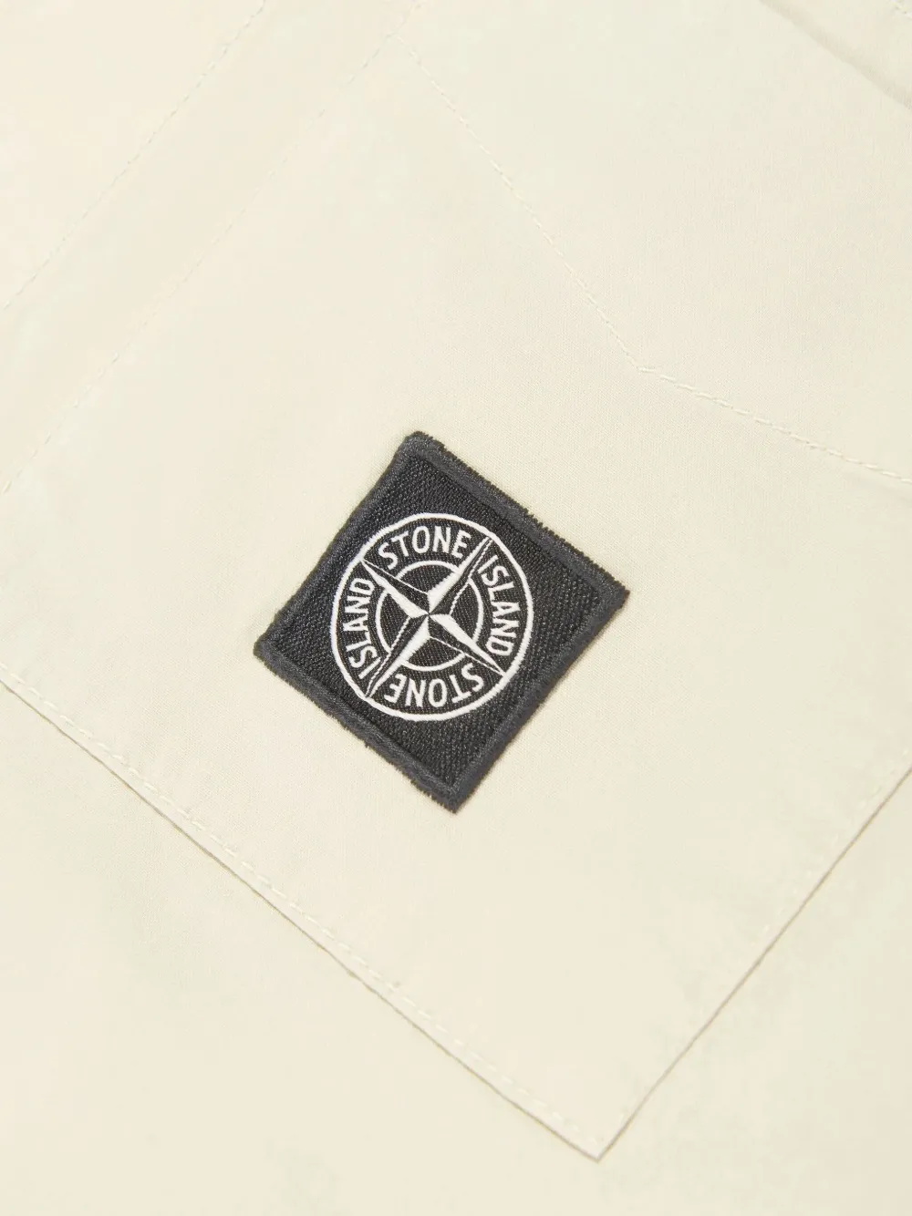 Stone Island Junior Katoenen shirt Beige