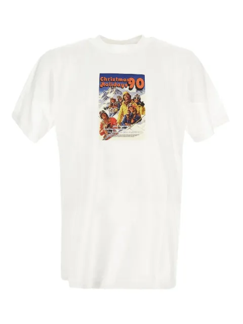 Family First postcard-print T-shirt