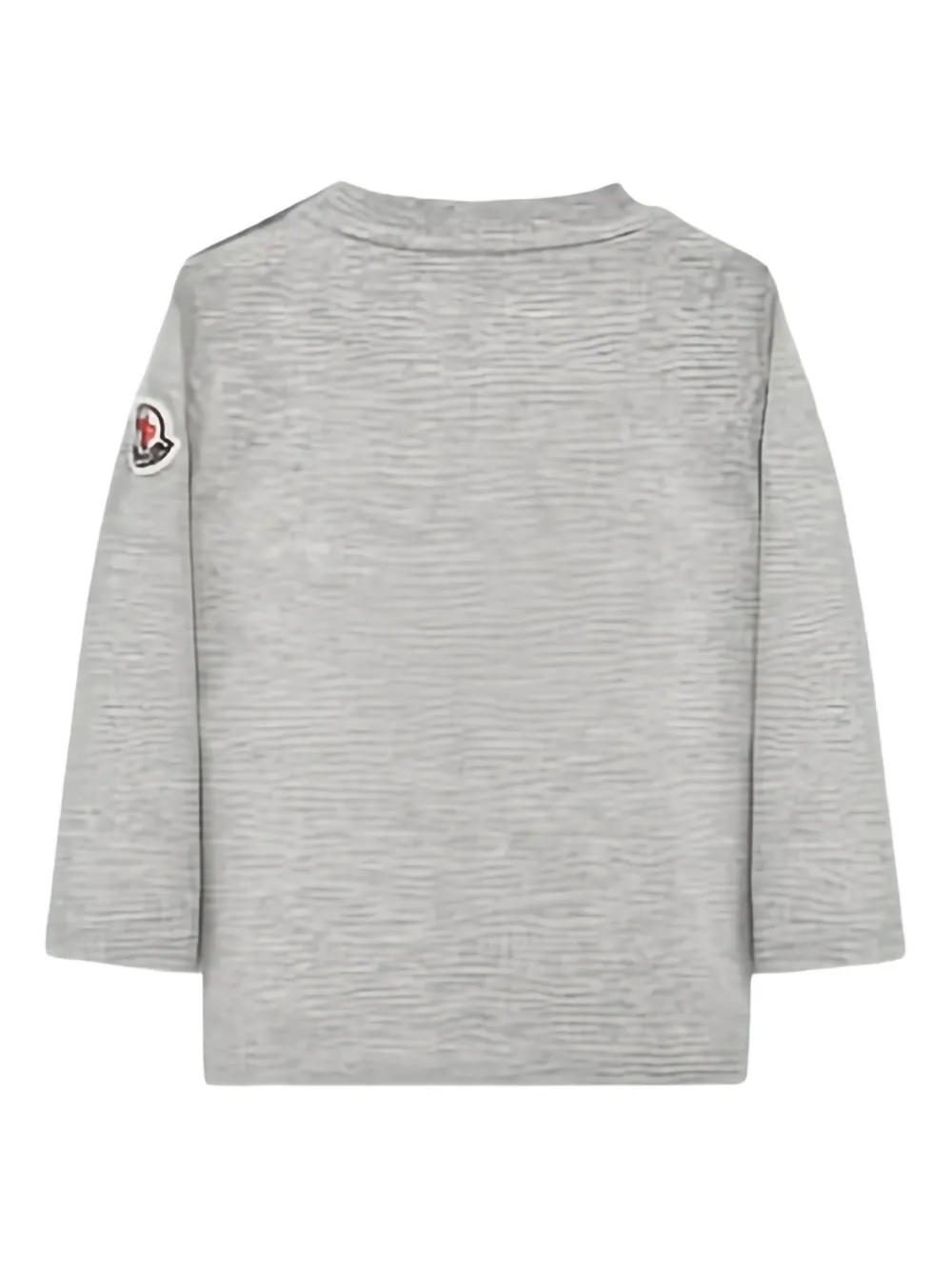 Moncler Enfant T-shirt met logo Grijs