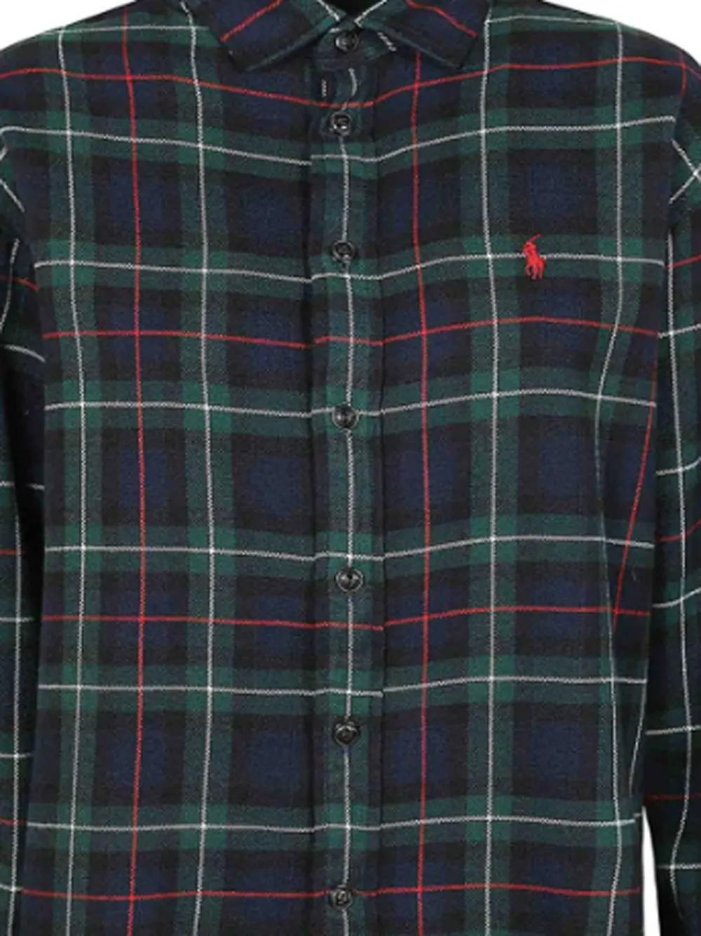 Ralph Lauren Collection Geruit blouse - Blauw