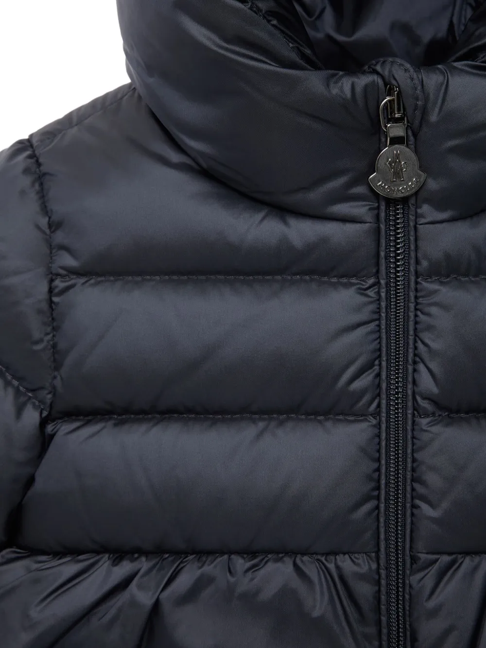 Moncler Enfant Donsjack met A-lijn Blauw