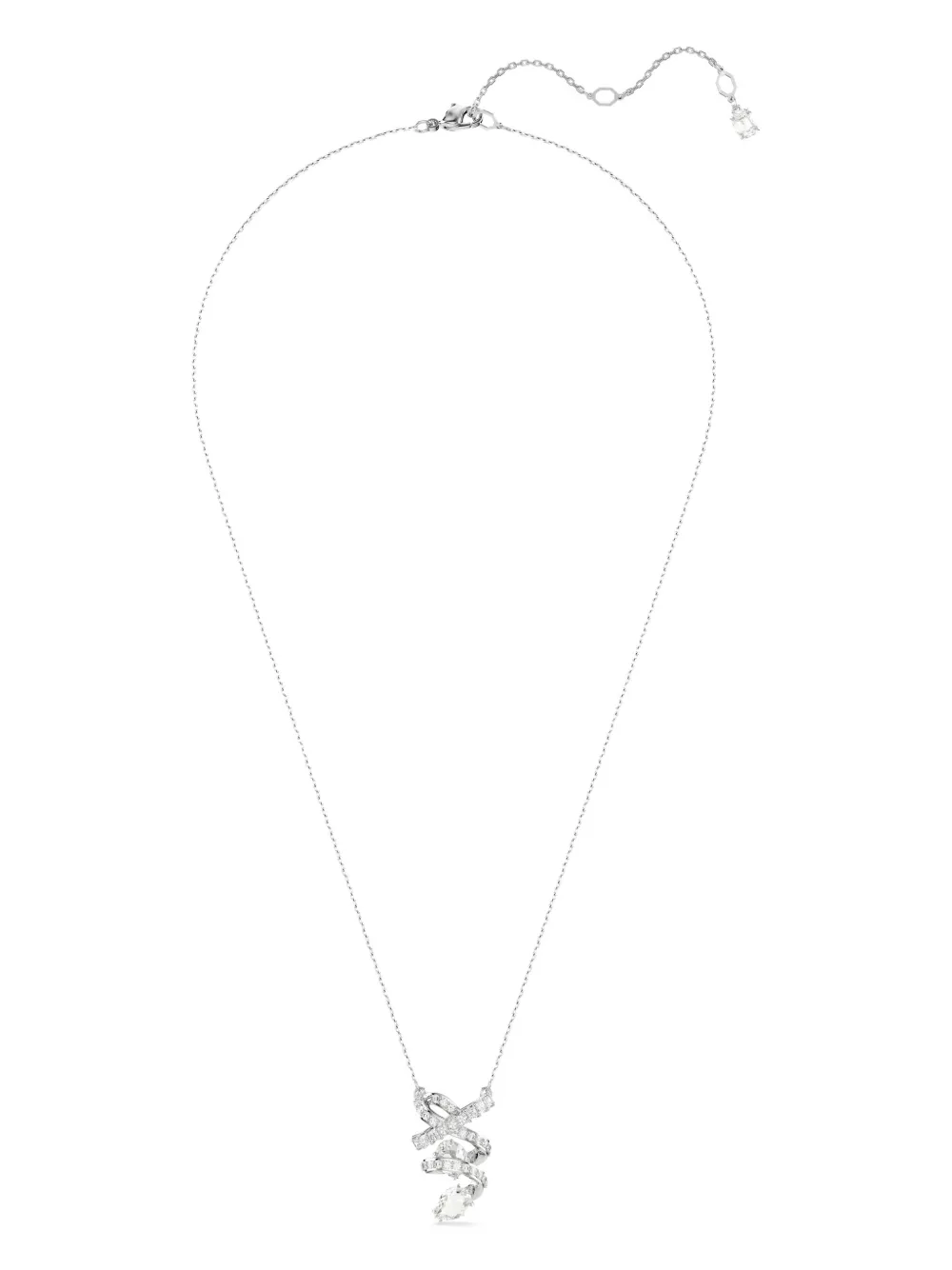 Swarovski Hyperbola ネックレス - シルバートーン Swarovski Hyperbola ネックレス - シルバートーン