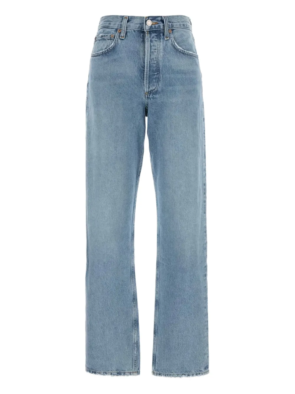 AGOLDE Katoenen mom jeans Blauw