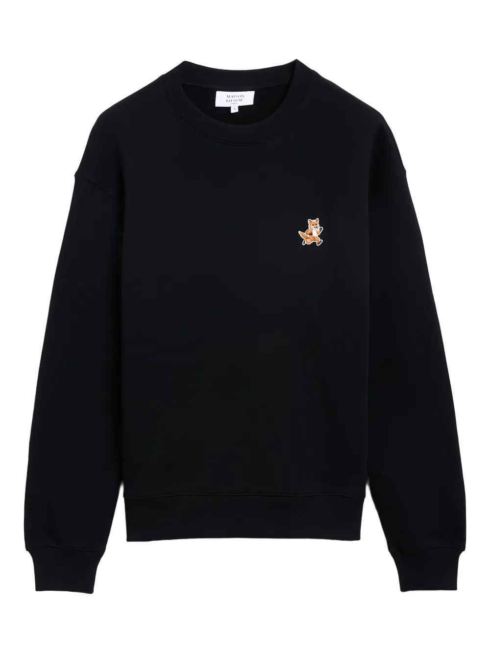 Maison Kitsuné cotton sweatshirt - ブラック Maison Kitsuné cotton sweatshirt - ブラック