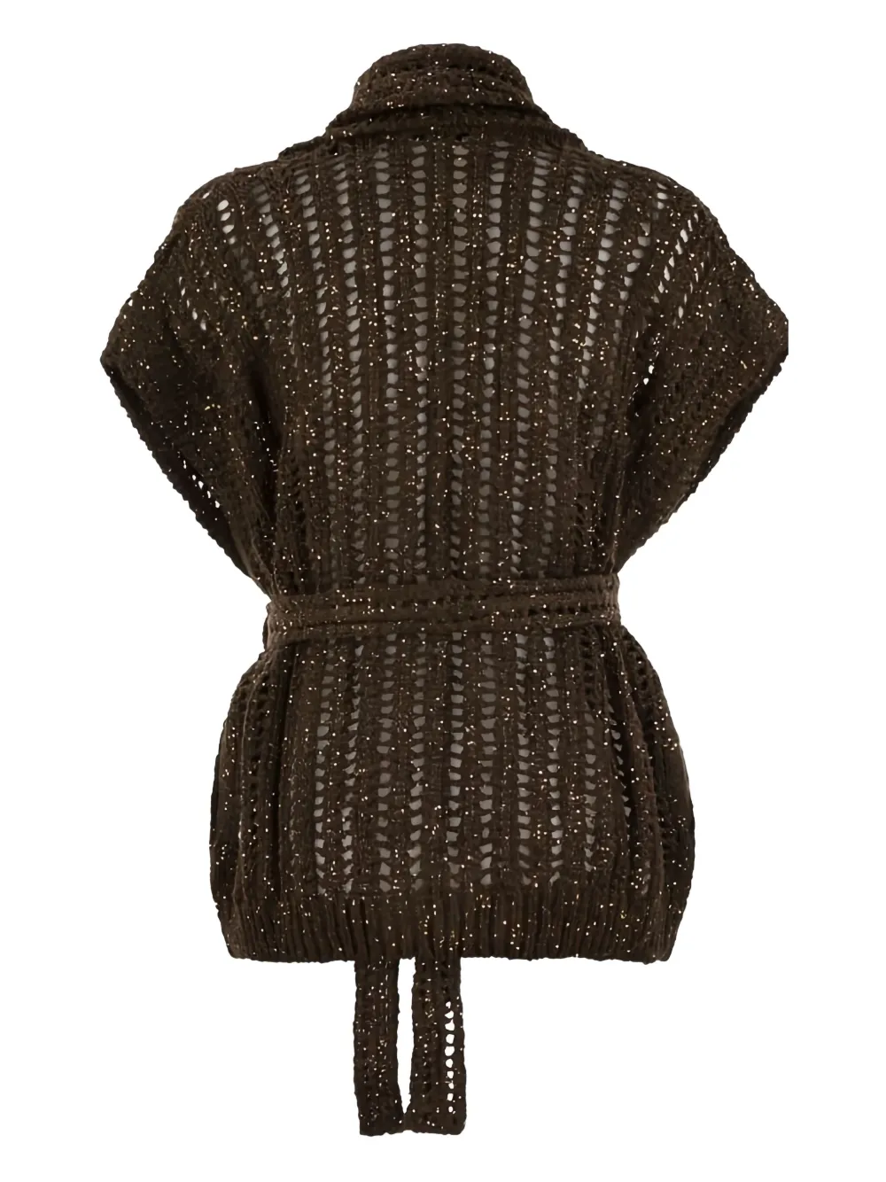 Brunello Cucinelli Dazzling vest Bruin