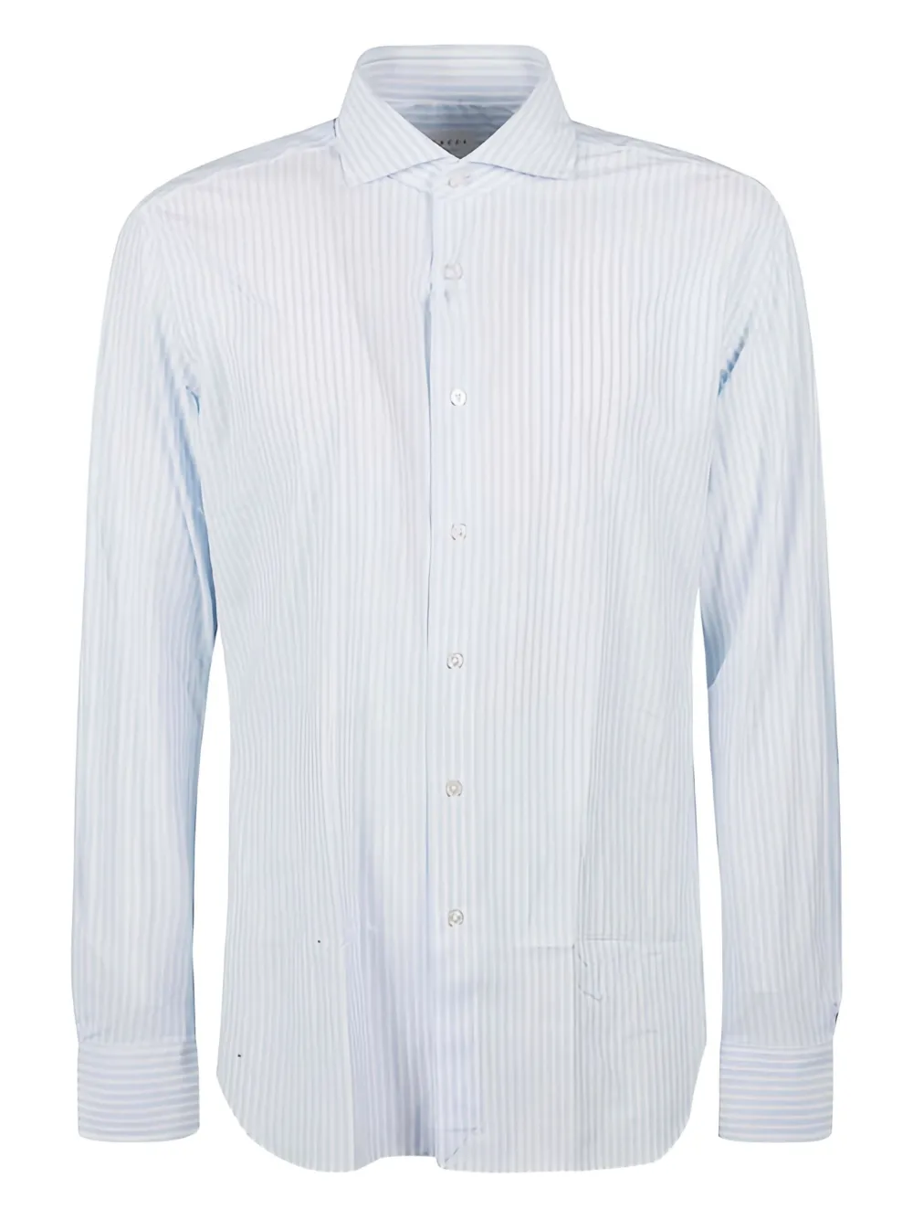 striped long-sleeved shirt
