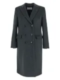 Lardini peak-lapels coat - Grey