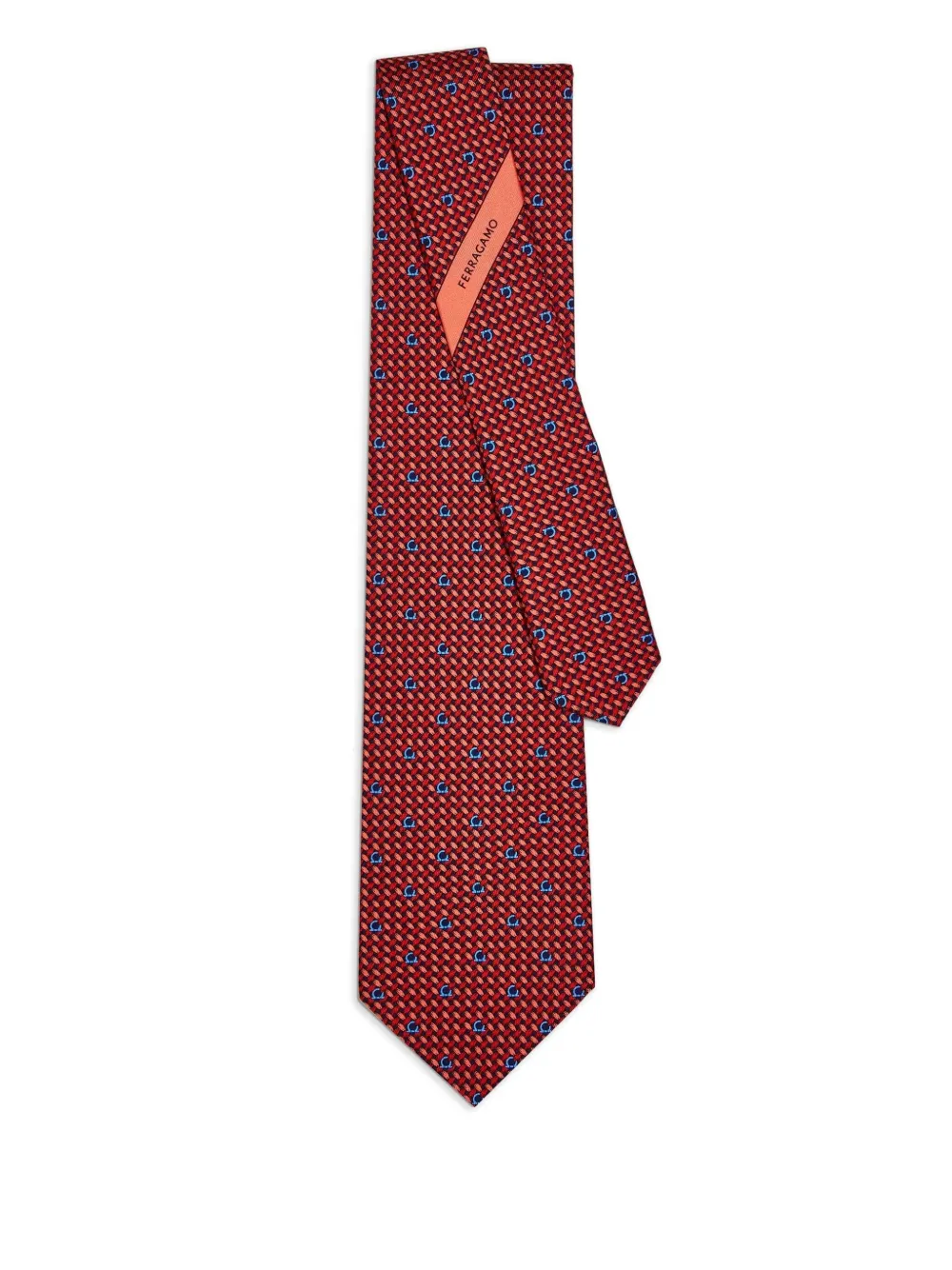 Ferragamo Gancini stropdas Rood