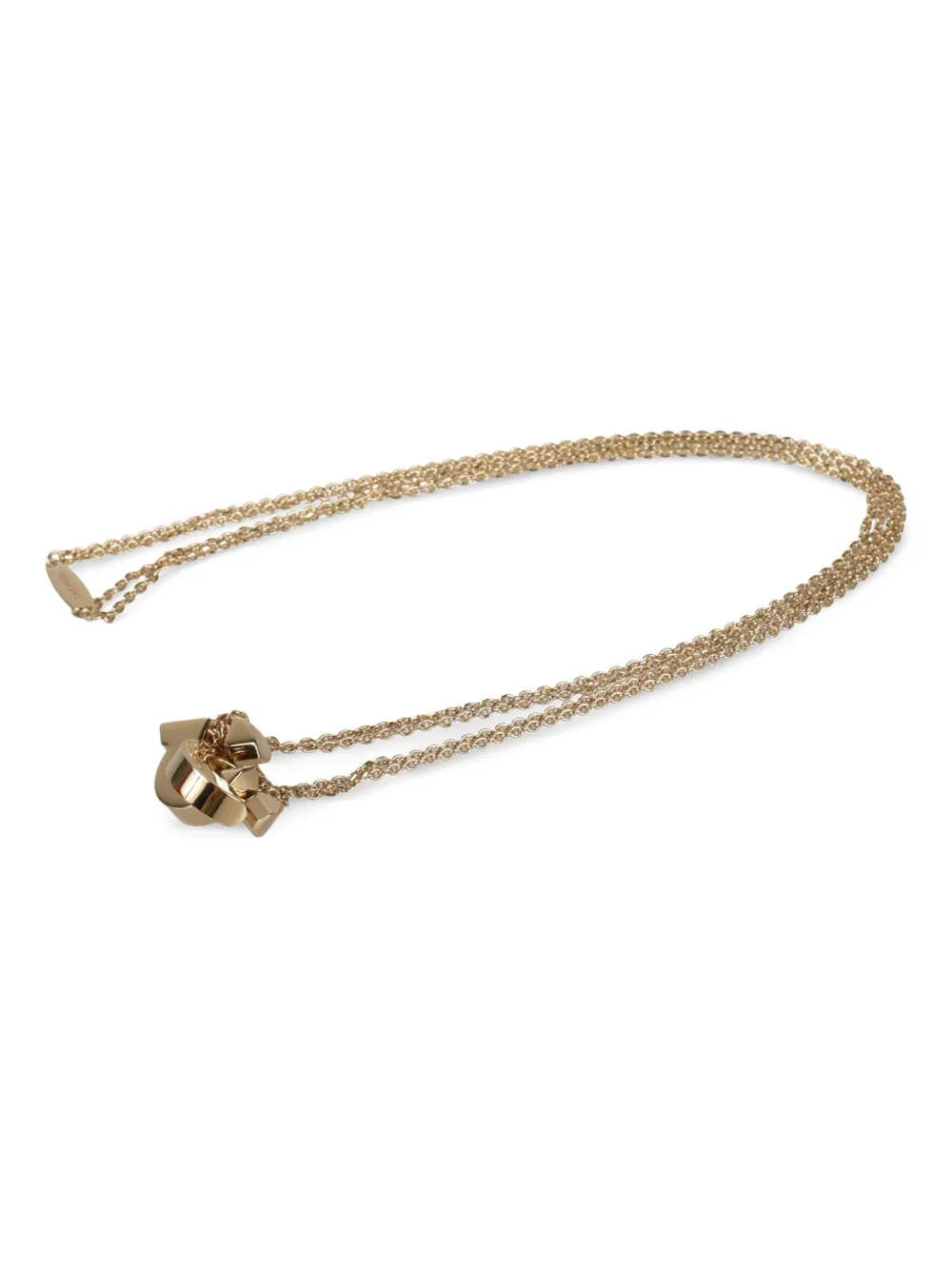 Ferragamo Double-Gancini halsketting - Goud
