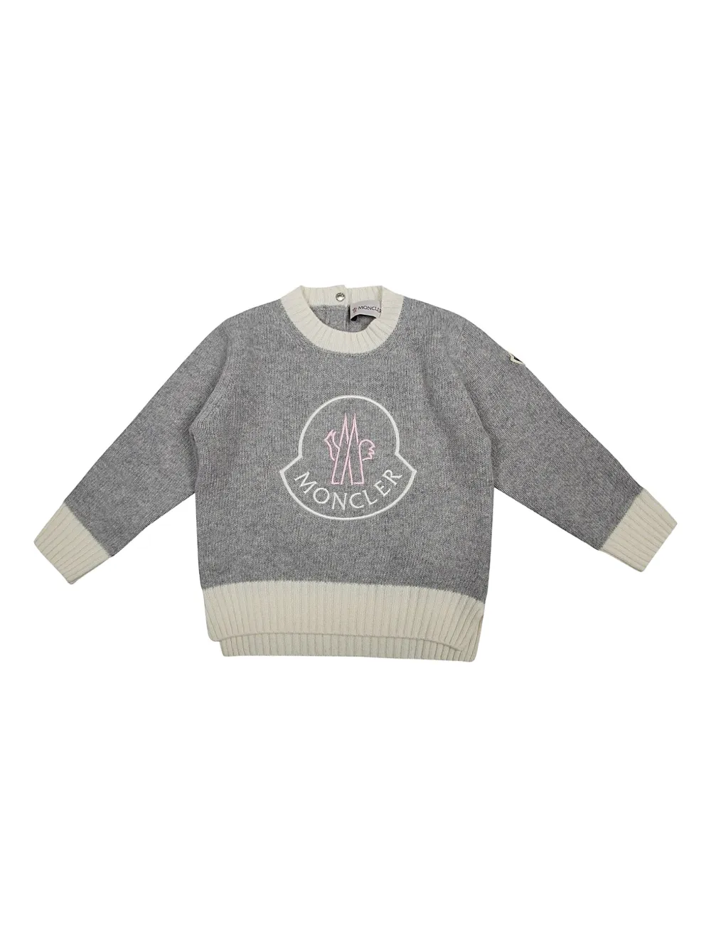 Moncler Enfant Wollen trui Grijs