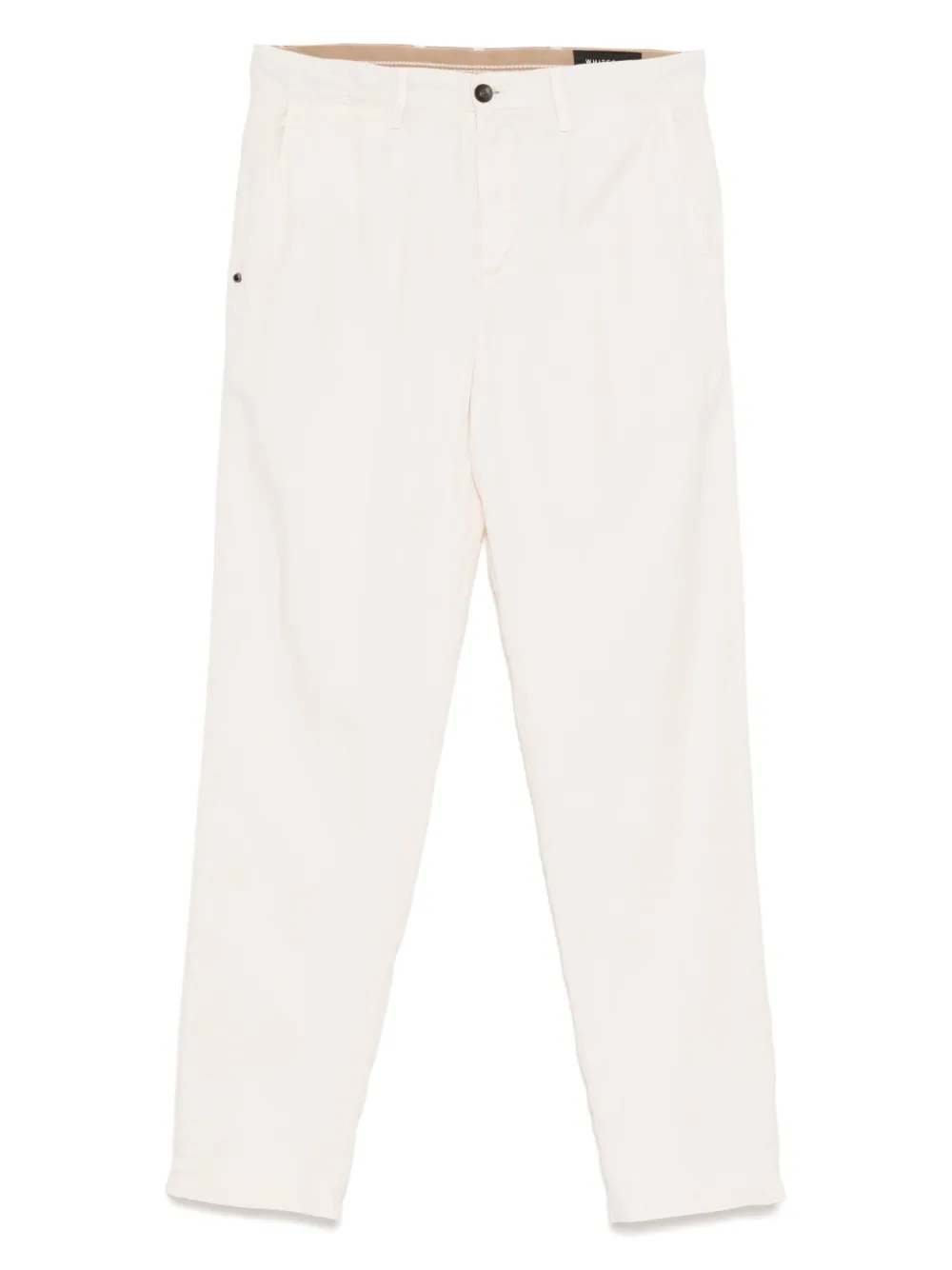 White Sand Straight broek Beige