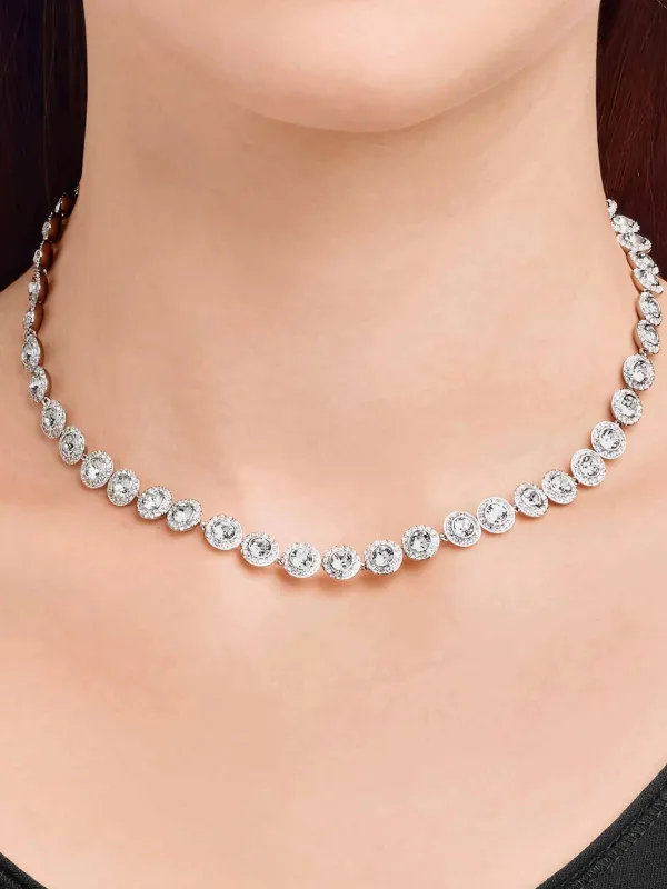 Swarovski Una Angelic Tennis ネックレス | ホワイト | FARFETCH JP