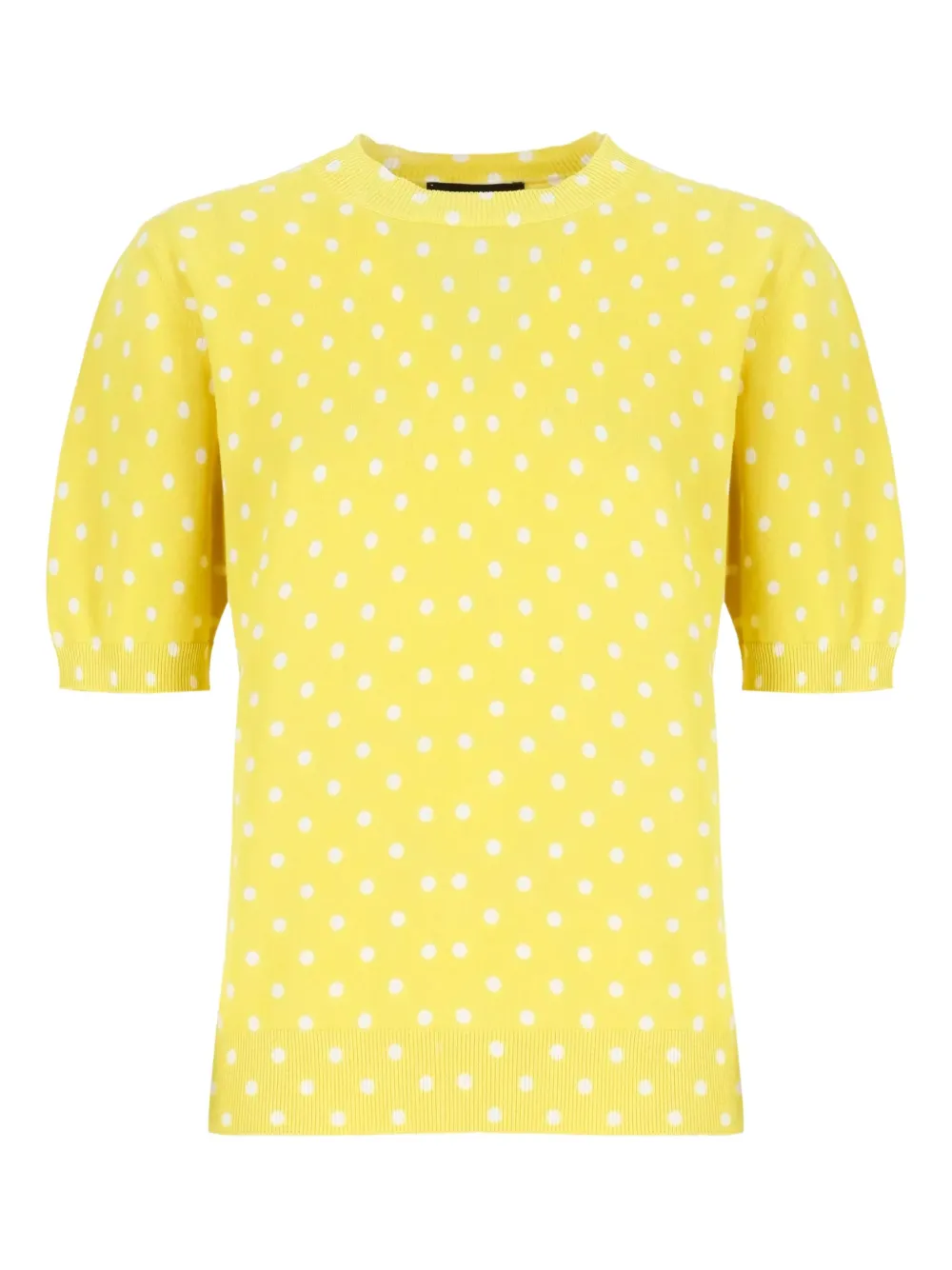 Fabiana Filippi T-shirt met stippen Geel