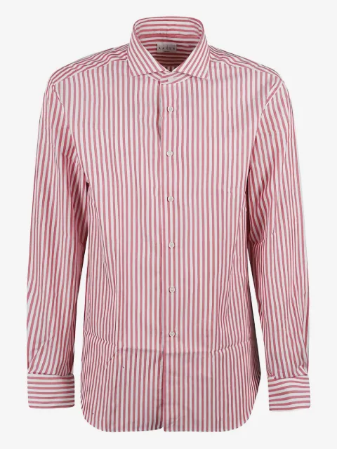 Xacus striped long-sleeves shirt