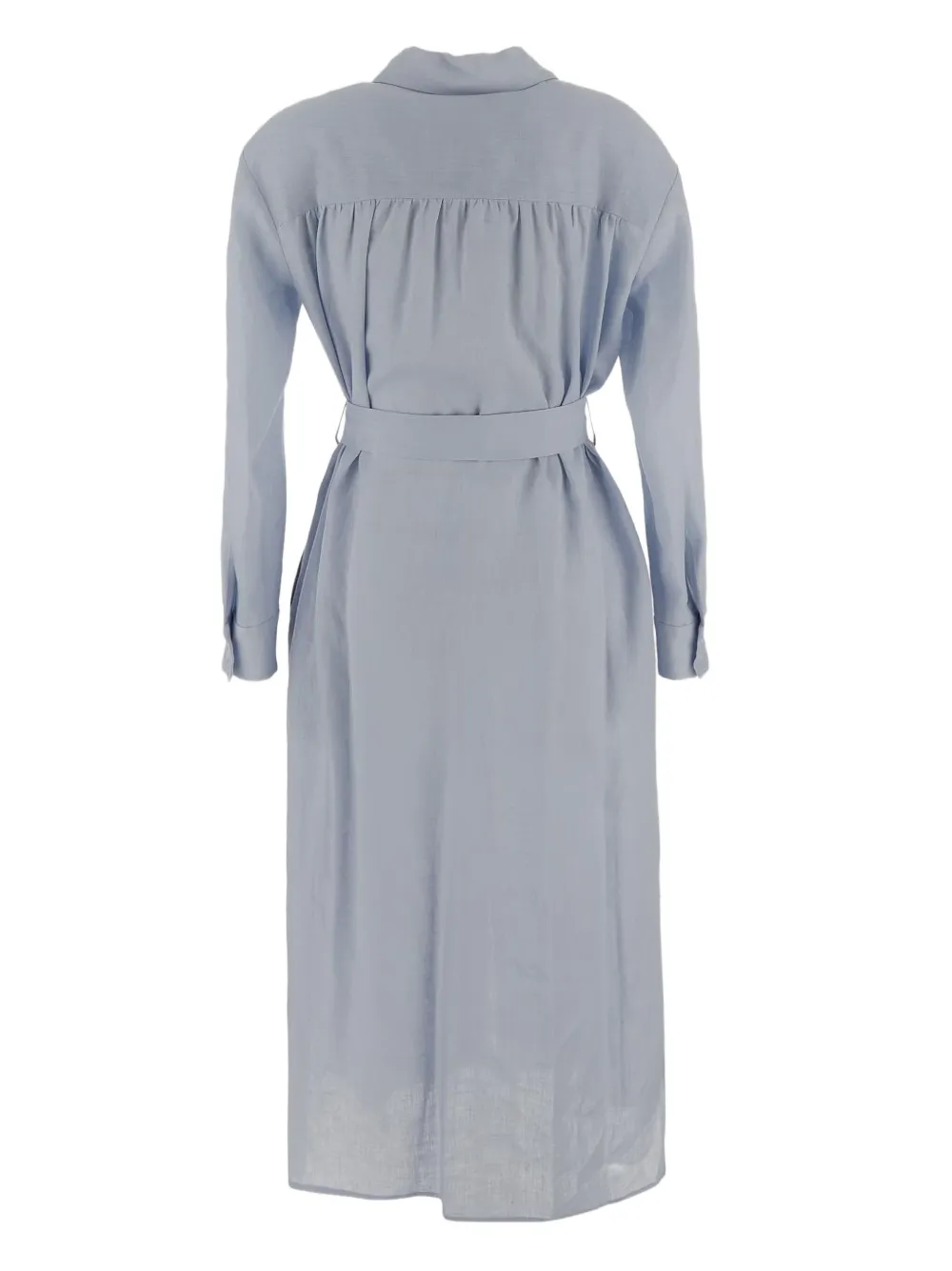 Lardini Blousejurk met ceintuur - Blauw