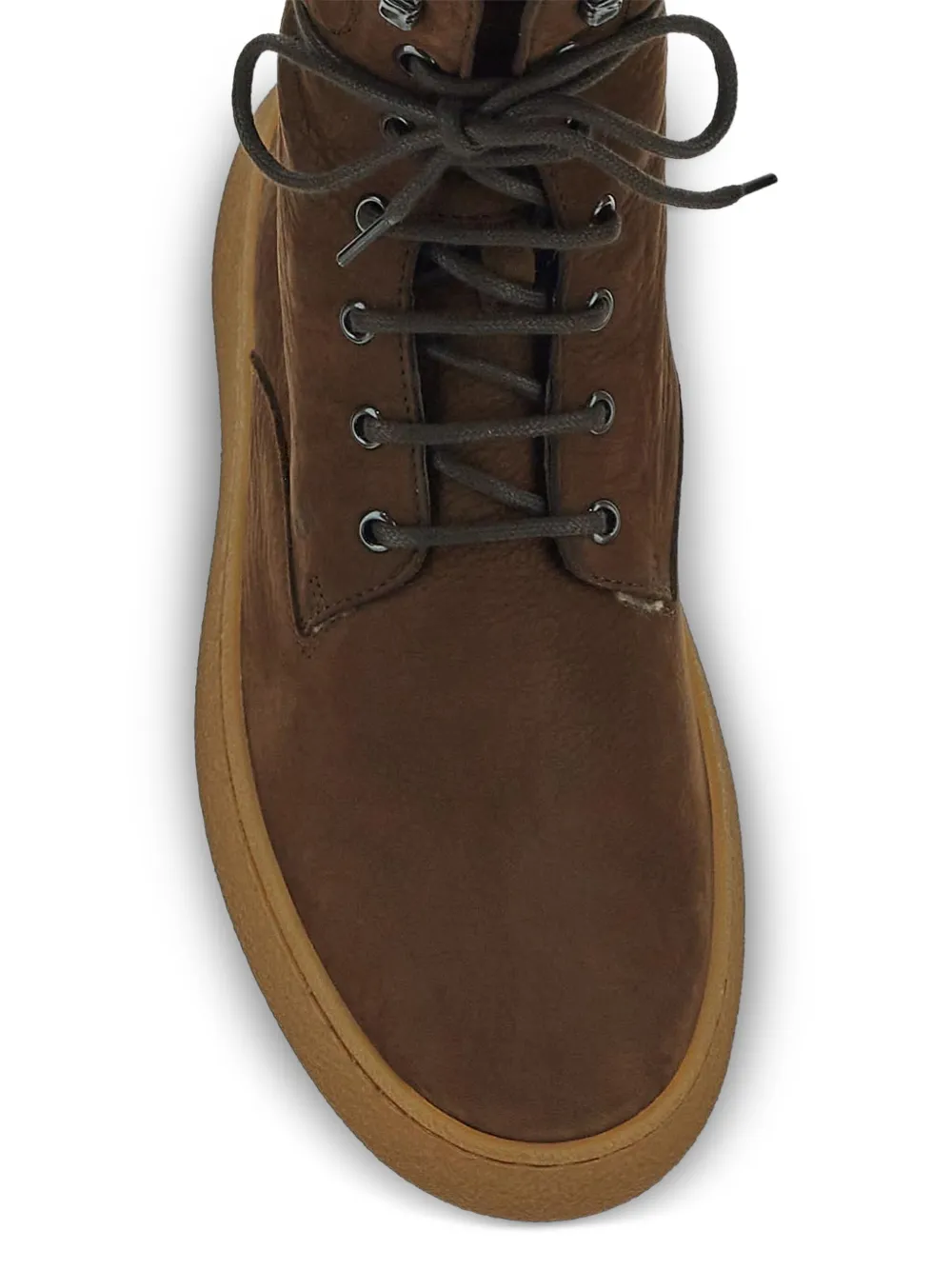 Tod's suede combat boots Brown
