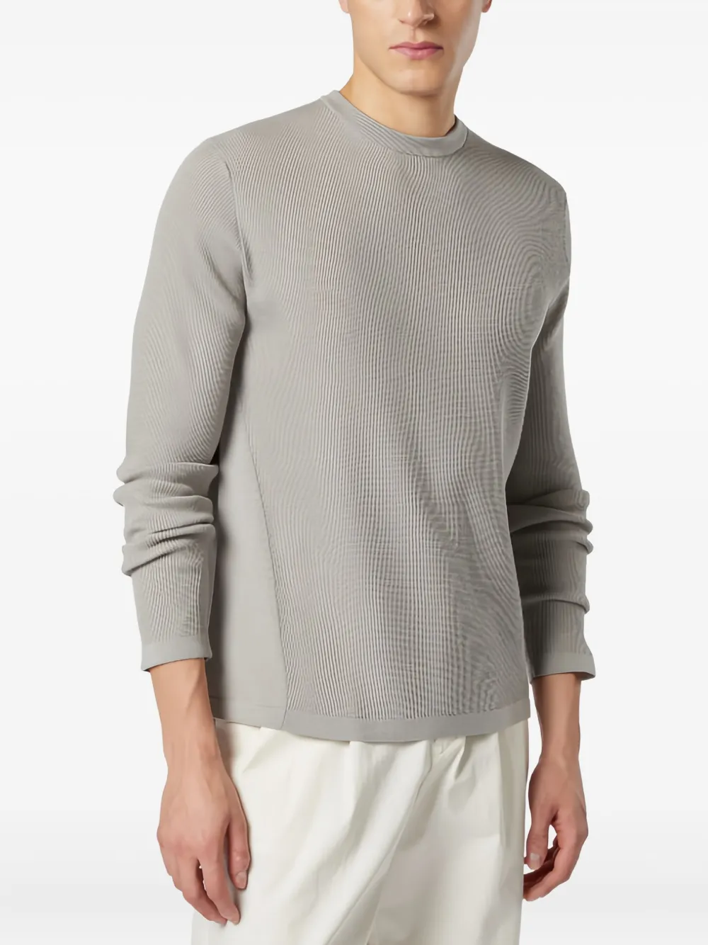 Sease Fijngebreid T-shirt - Beige