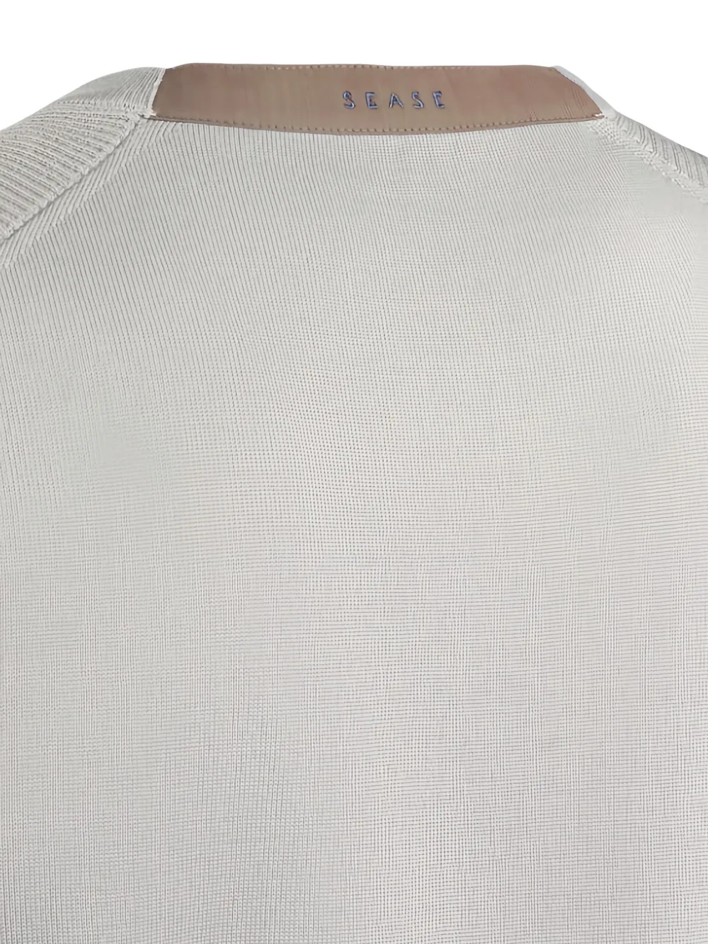 Sease Fijngebreid T-shirt Beige