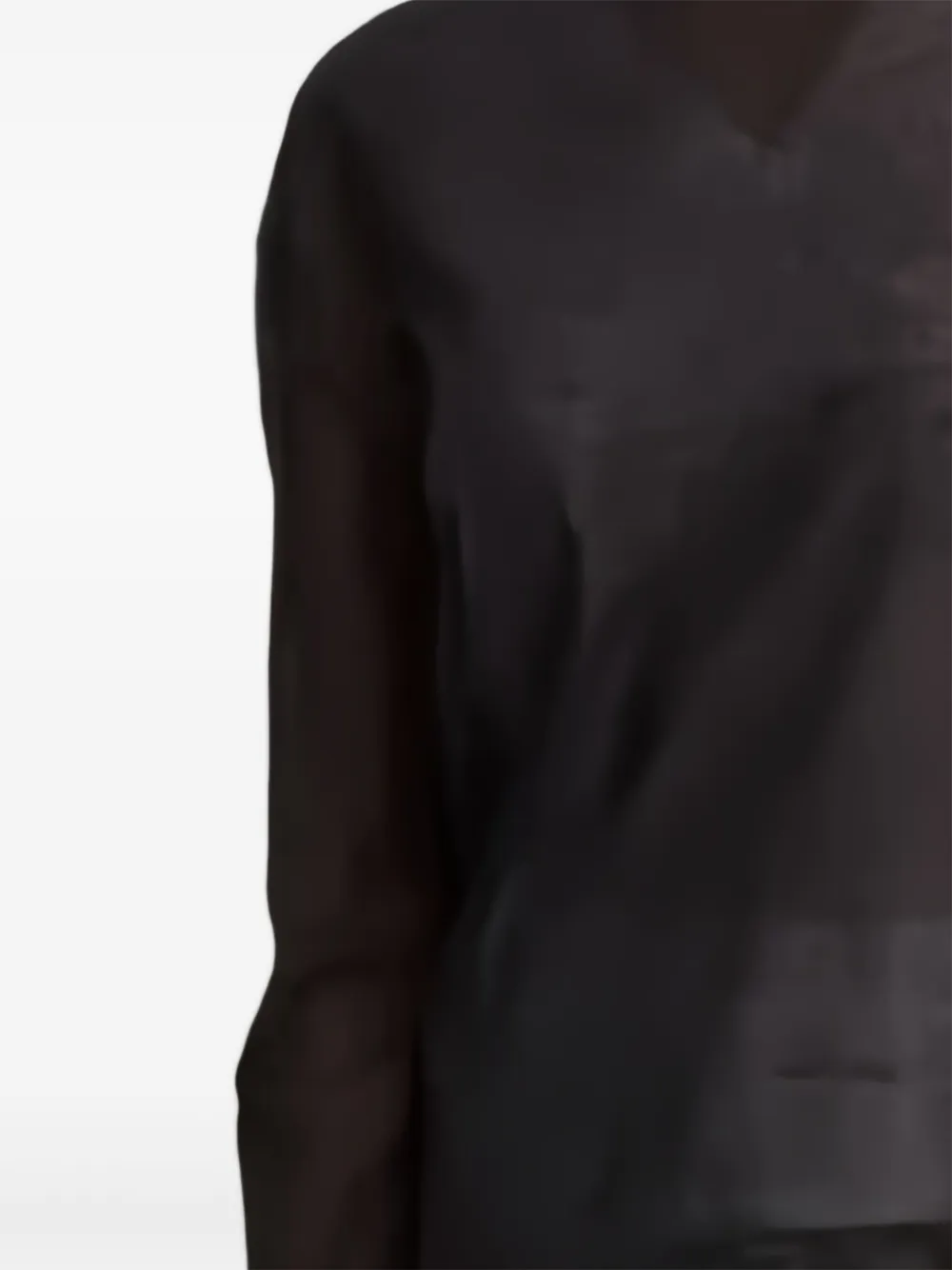 PINKO Semi-doorzichtig T-shirt Zwart