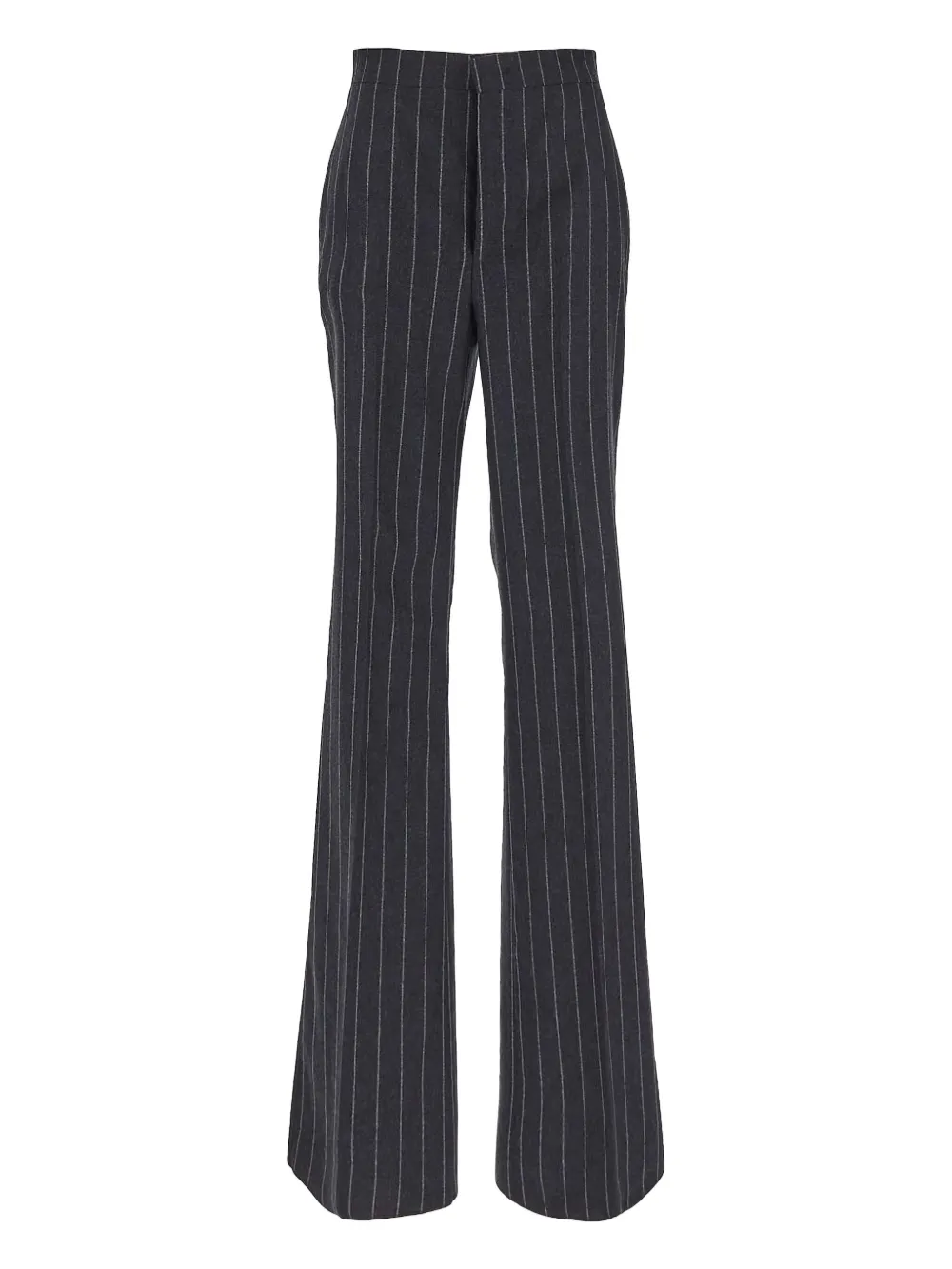 Tagliatore Broek met krijtstreep Grijs