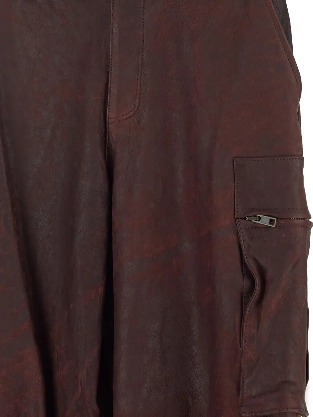 Salvatore Santoro leather trousers - Bruin