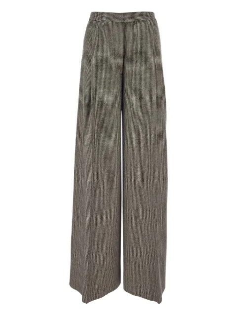 Lardini herringbone-patterned trousers