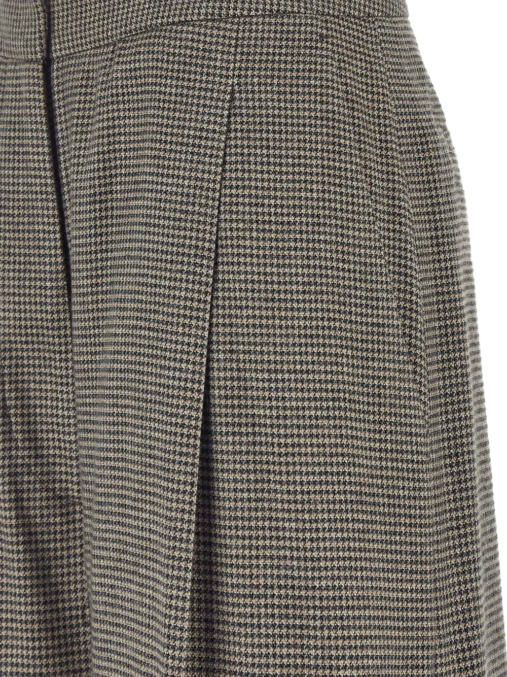 Lardini Broek met visgraatpatroon Beige
