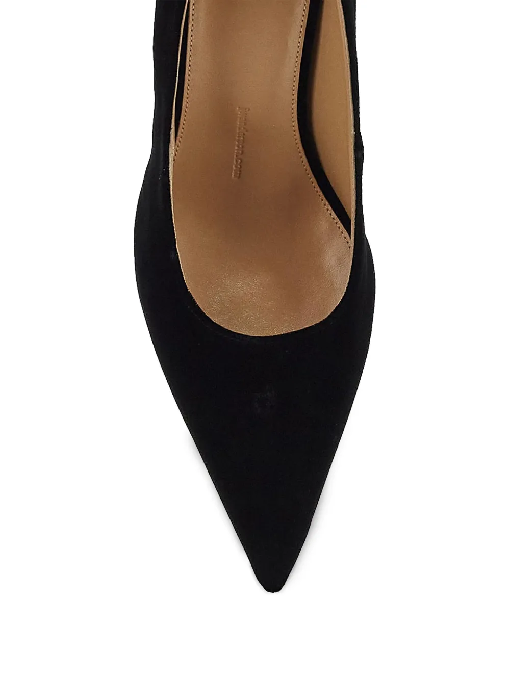 JW Anderson velvet heeled pumps Black
